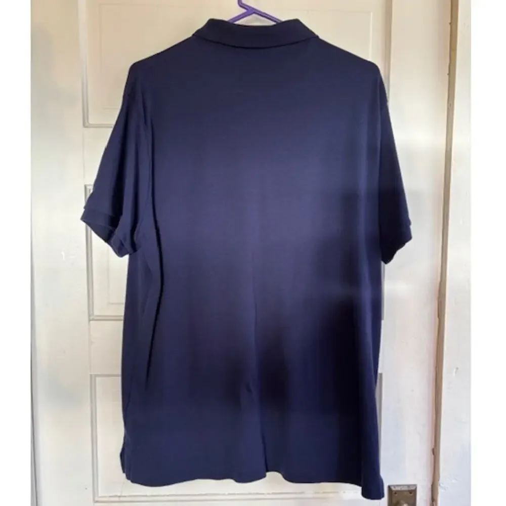 Polo Ralph Lauren Men's X-Large Short Sleeve Cotton‎ Polo Shirt Navy Blue